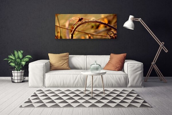 Tablou pe panza canvas Dragon-Fly Natura verde