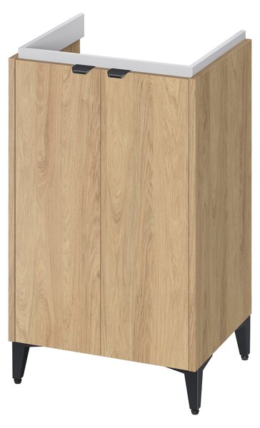 Cersanit Ovida lavoar cu dulap 50 cm stejar S4047-004