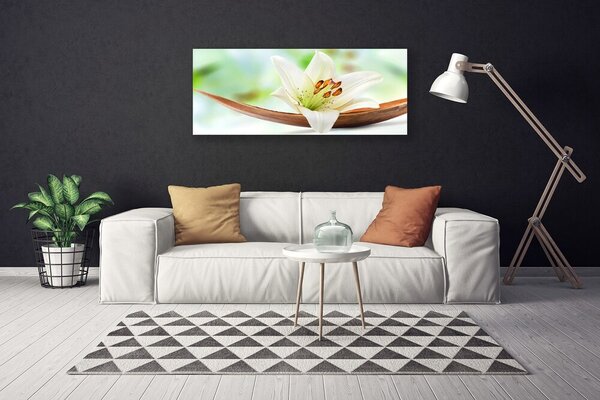 Tablou pe panza canvas Florale flori albe