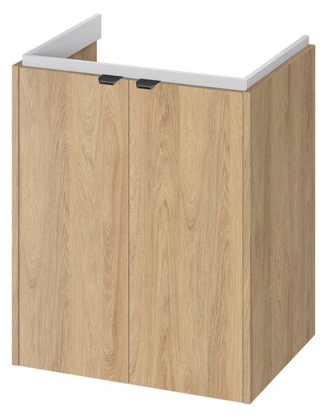 Cersanit Ovida dulap 59.4x45x70 cm sub chiuveta pe perete stejar S1058-010