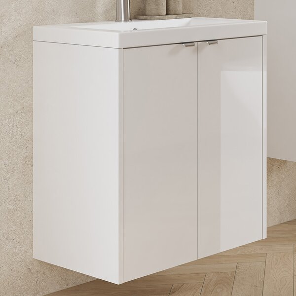 Cersanit Ovida dulap 49.4x40x70 cm sub chiuveta pe perete alb S1058-001