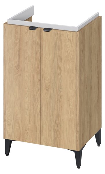 Cersanit Ovida dulap 49.4x40x70 cm sub chiuveta pe perete stejar S1058-009