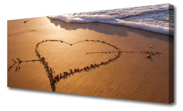 Tablou pe panza canvas Beach Art Yellow