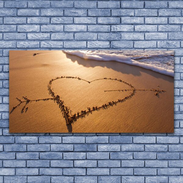 Tablou pe panza canvas Beach Art Yellow