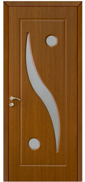 Usa lemn interior cu geam Modern OP-063 Stejar inchis 2000/600