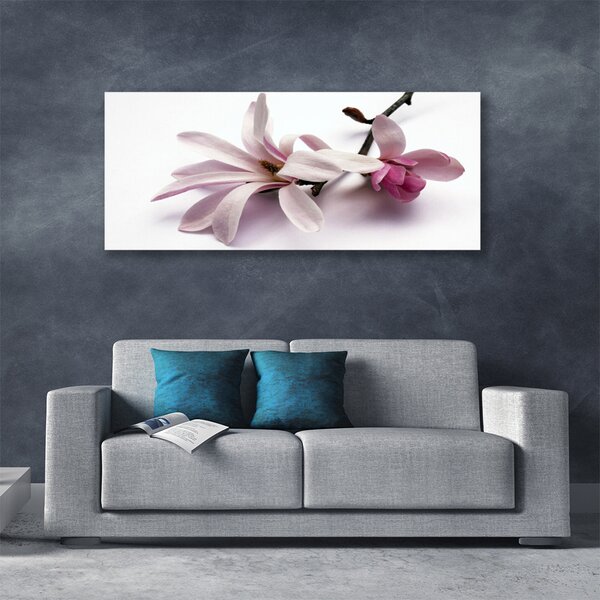Tablou pe panza canvas Florale flori albe