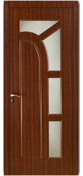 Usa lemn interior Modern cu geam OP-157 2000/600 Teak