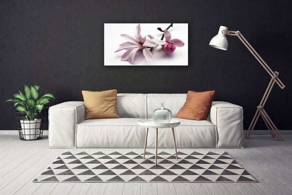 Tablou pe panza canvas Florale flori albe