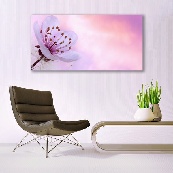 Tablou pe panza canvas Florale flori roz