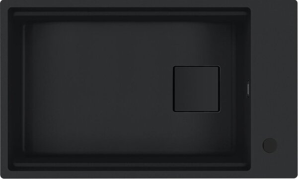 Franke Kanon chiuvetă din granit 76x46 cm negru 125.0749.672
