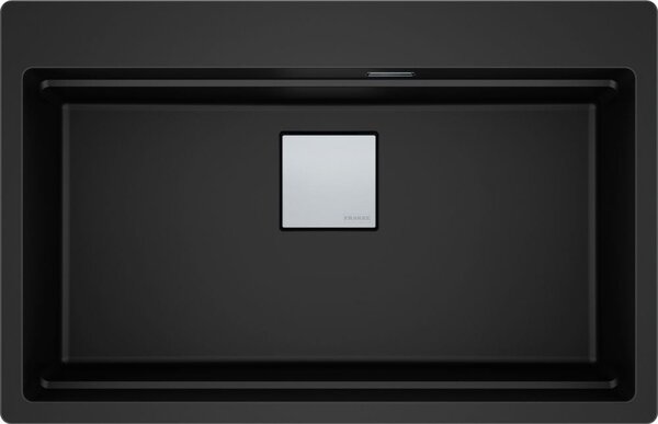 Franke Kanon chiuvetă din granit 79x51 cm negru 114.0749.641