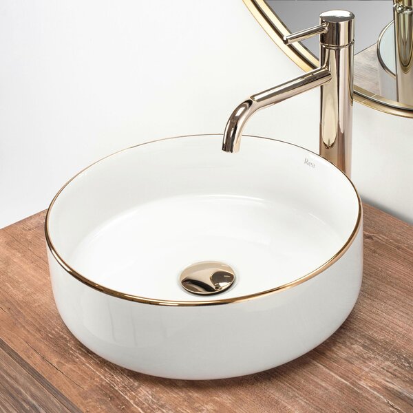 Lavoar pentru blat Rea Sami Gold Edge