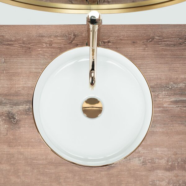Lavoar pentru blat Rea Sami Gold Edge