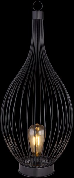 Globo Lighting Solar lampă solară de podea 1x0.06 W negru 33672