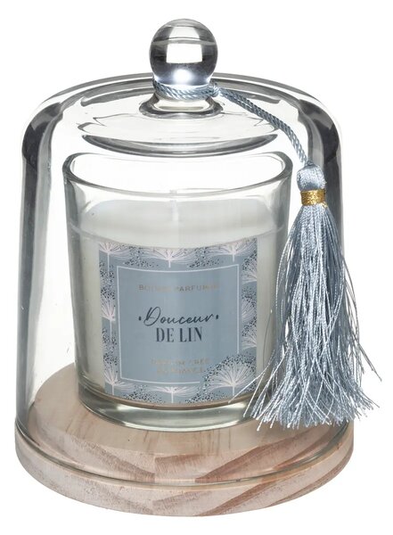 Lumanare parfumata in cupola din sticla CHICK softness of linen