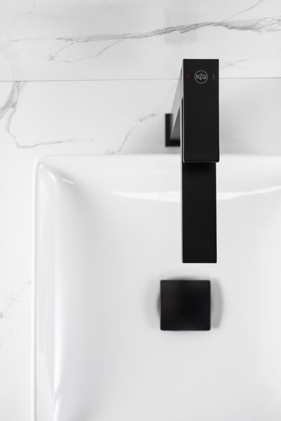 KFA Armatura Logon Black baterie lavoar stativ negru 5132-612-81