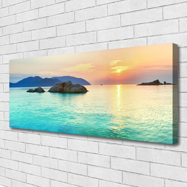 Tablou pe panza canvas Sea Peisaj Albastru