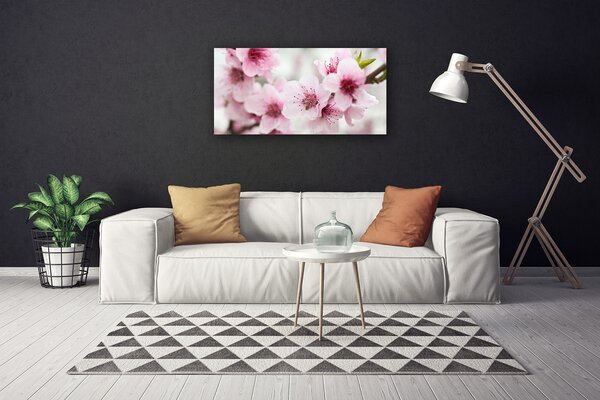 Tablou pe panza canvas Flori roz Floral