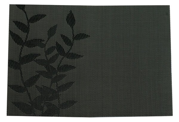 Suport farfurie Velvet Leaf, Ambition, 30x45 cm, plastic, maro