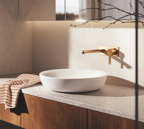 Grohe Lineare baterie lavoar ascuns Brushed Warm Sunset 23444DL1