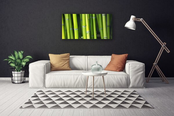 Tablou pe panza canvas Bamboo Natura Verde
