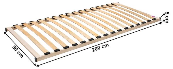 Somiera din lemn Monna 80x200 cm