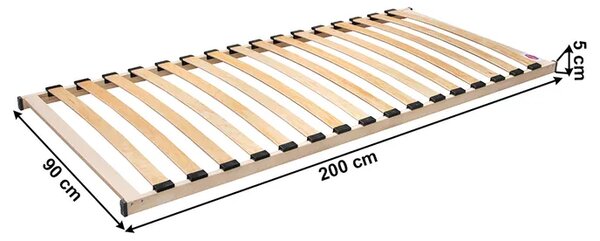 Somiera din lemn Monna 90x200 cm