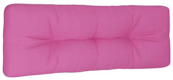 Pernă de paleți, roz, 120x40x12 cm, textil