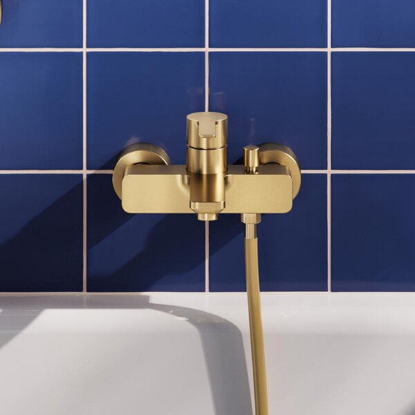 Grohe Lineare baterie cadă-duș perete Brushed Cool Sunrise 33849GN1