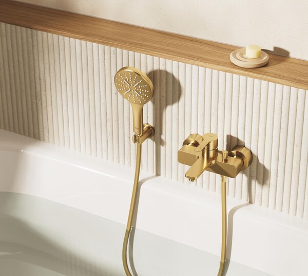 Grohe Lineare baterie cadă-duș perete Brushed Cool Sunrise 33849GN1