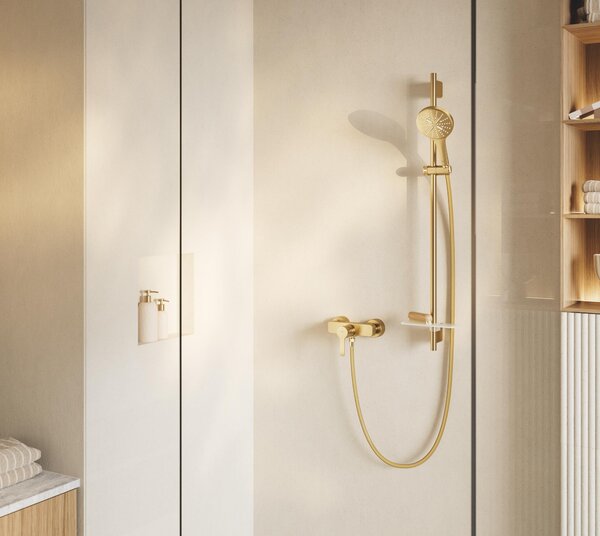 Grohe Lineare baterie de duș perete Brushed Cool Sunrise 33865GN1