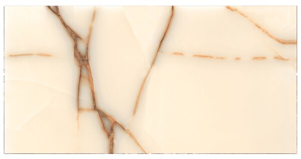 Gresie portelanata rectificata Loger Ivory, 60 x 120, lucioasa
