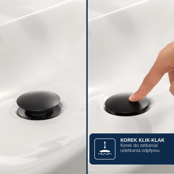 Grohe Essence New baterie lavoar stativ negru 237972431