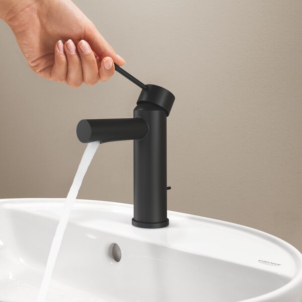 Grohe Essence New baterie lavoar stativ cu termostat negru 328982431