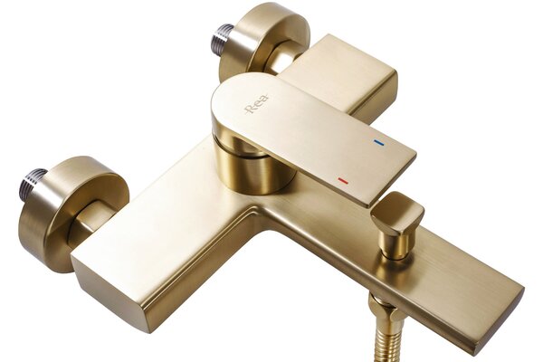 Baterie pentru cadă REA Verso Brush Gold