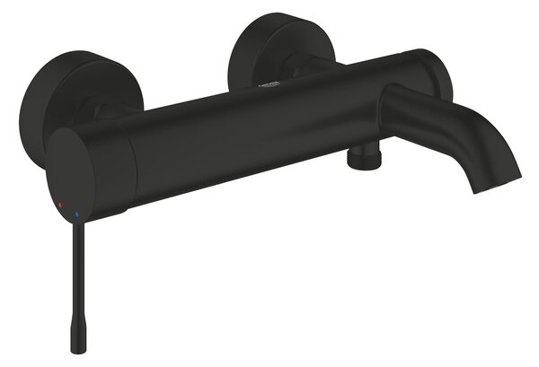 Grohe Essence New baterie cadă-duș perete cu termostat negru 336242431