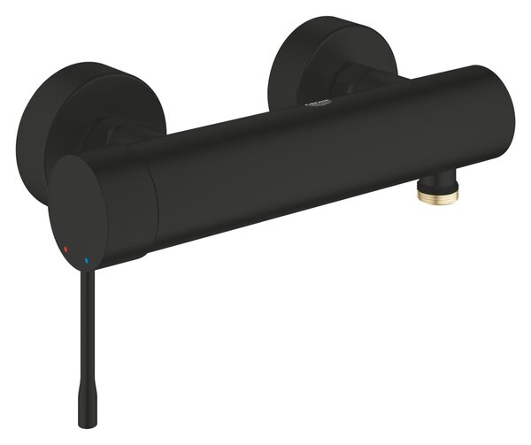Grohe Essence New baterie de duș perete cu termostat negru 336362431