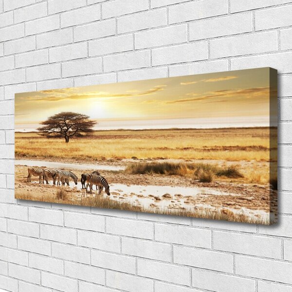 Tablou pe panza canvas Desert Peisaj Galben