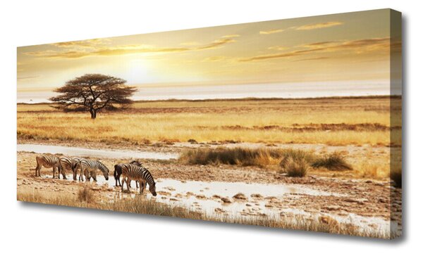 Tablou pe panza canvas Desert Peisaj Galben