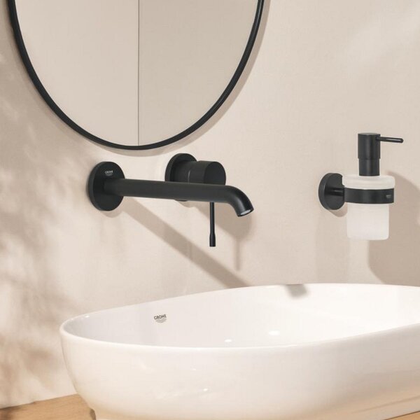 Grohe Essence New baterie lavoar ascuns negru 199672431