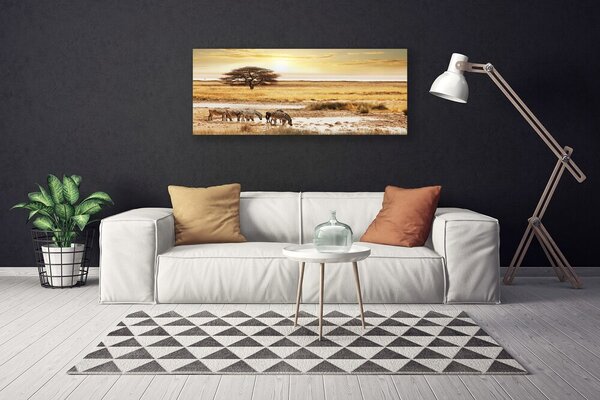 Tablou pe panza canvas Desert Peisaj Galben