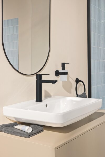 Grohe Lineare New baterie lavoar stativ cu termostat negru 231062431