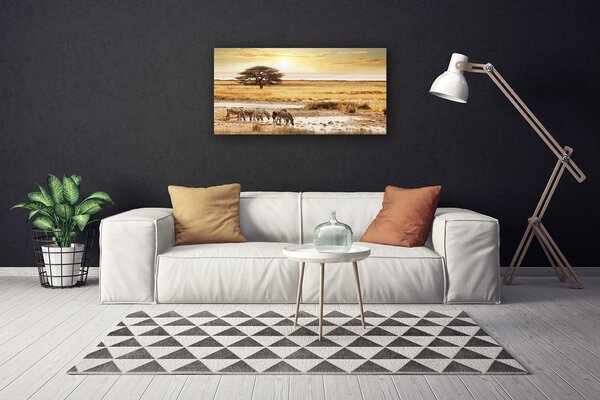 Tablou pe panza canvas Desert Peisaj Galben