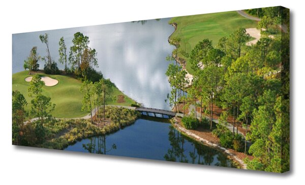 Tablou pe panza canvas Lacul Albastru Natura