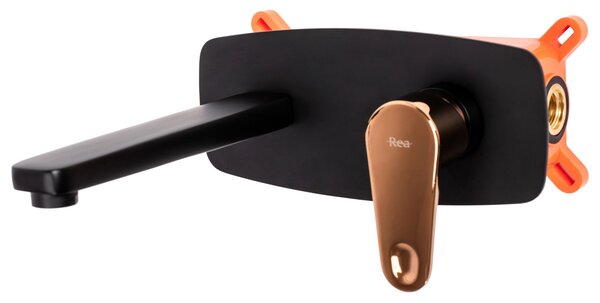 Baterie incastrata Rea MILD BLACK ROSE GOLD + BOX