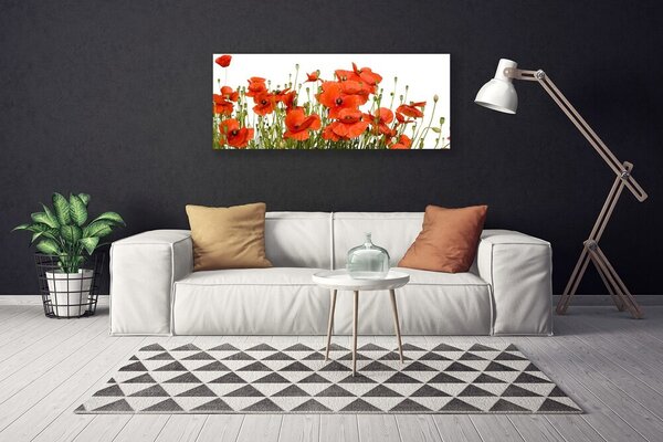 Tablou pe panza canvas Maci Floral Red