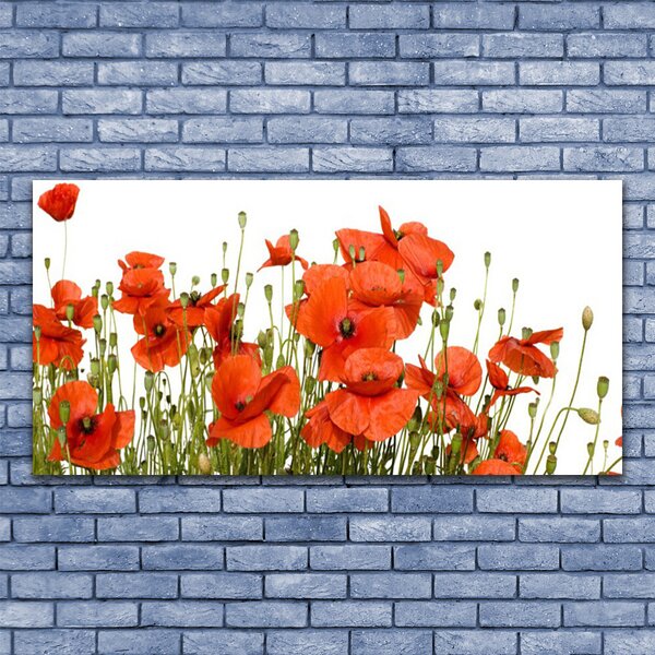 Tablou pe panza canvas Maci Floral Red