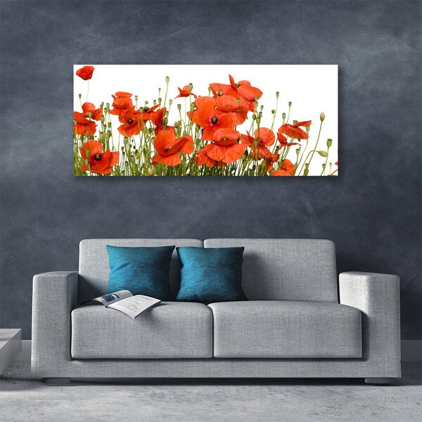 Tablou pe panza canvas Maci Floral Red