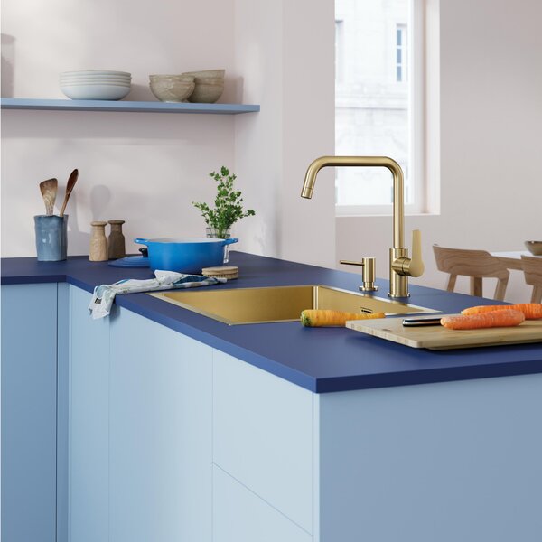 Grohe Start baterie bucătărie pe picior Brushed Cool Sunrise 30470GN0
