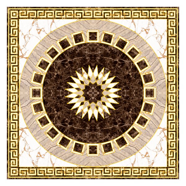 Gresie decor Baroque 7033, 120 x 120 (4 placi 60x60)